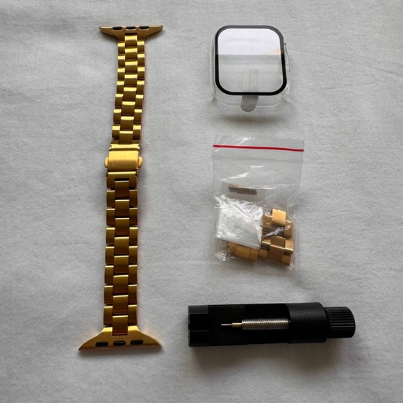 Gold Narrow Band for Apple Watch Series 8 45mm✨ - Picture 2 of 6